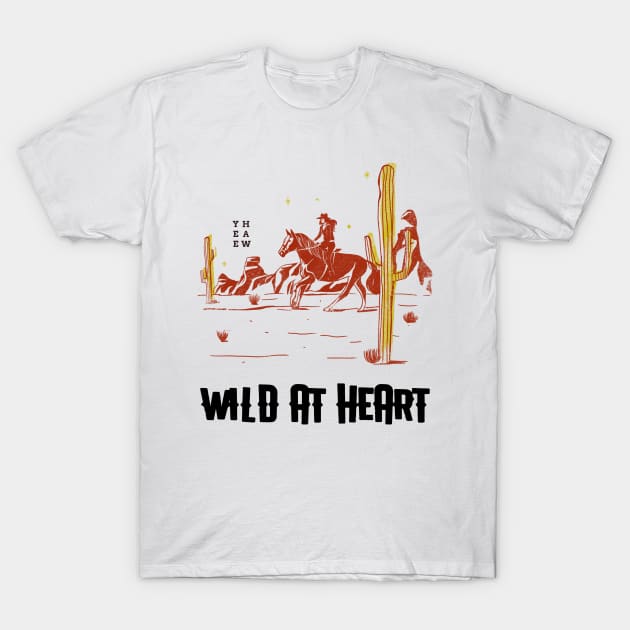 Wild At Heart Western Cowgirl T-Shirt by M n' Emz Studio